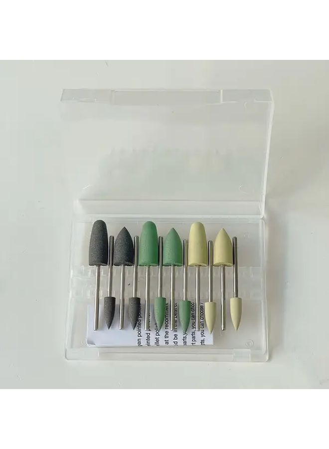 12pcs HP0412 Silicone Polishing Set With 2.35mm Shank Resin Base Grinding Head Kit For Jewelry Makers And DIY Enthusiasts Surface Polishing And Finishing Tools - Image 4