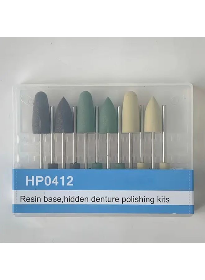12pcs HP0412 Silicone Polishing Set With 2.35mm Shank Resin Base Grinding Head Kit For Jewelry Makers And DIY Enthusiasts Surface Polishing And Finishing Tools - Image 3