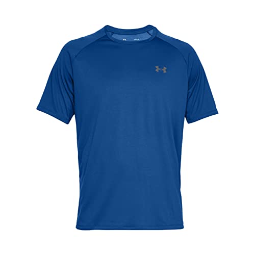 Under Armour Men's Tech 2.0 Short-Sleeve T-Shirt, Royal (400)/Graphite, X-Small - Image 3