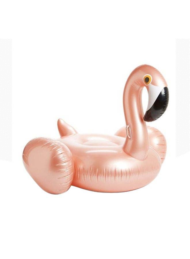 Generic Flamingo Shaped Floating Mat Swimming Ring 35x25x13cm 