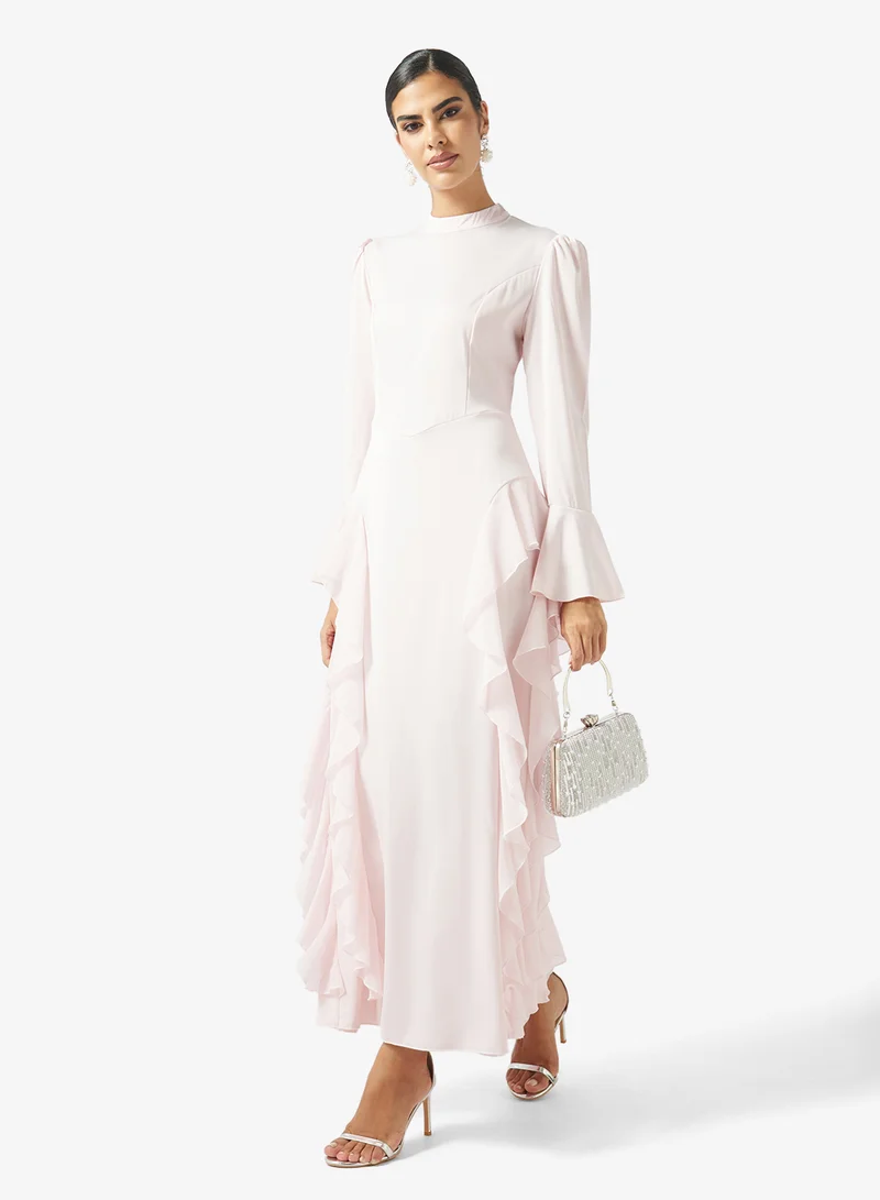 Khizana  A-line Ruffled Dress for Women | Best Price UAE