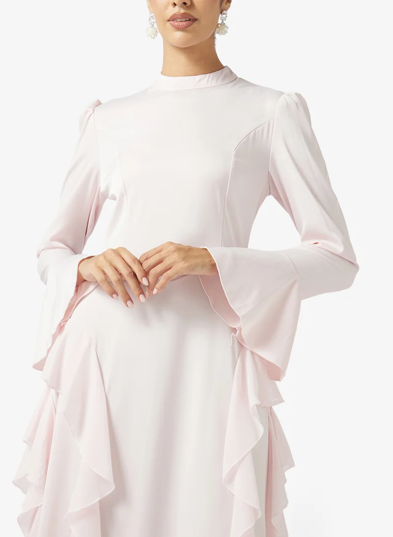 Khizana  A-line Ruffled Dress for Women | Best Price UAE