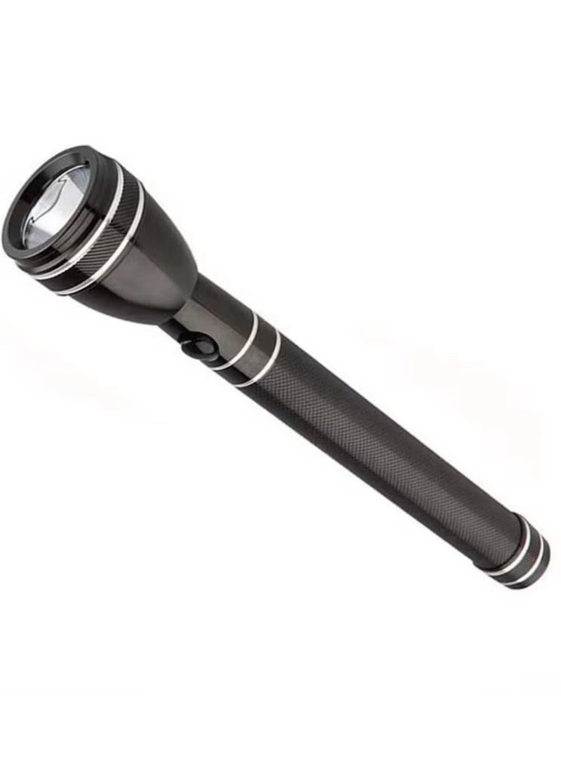 دينكس مصباح يدوي LED قابل لإعادة الشحن - مصباح LED بقوة 360 لومن - سطوع عالي، تصميم محمول، يعمل لمدة 6 ساعات. قوة 50 واط | مثالي للتخييم والدراجات والمشي لمسافات طويلة والطوارئ، أسود - Image 2