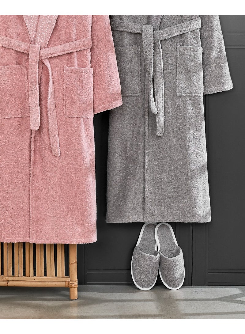 ريد روز طقم روب حمام تركي قطن100٪ عصري مكون من 11قطعة: تجربة فاخرة للراحة والأناقةبخامة قطنية عالية الجودة - Image 2