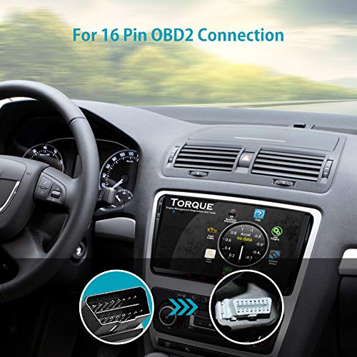 Xtrons أداة فحص السيارات اللاسلكية بلوتوث OBD2 أندرويد OBDII من XTRONS خاصة بنظام الصوت في السيارات من XTRONS لفورد وكاديلاك ولكزس وفولكس فاجن وبورش وبي إم دبليو (TQ101 TME100L) - Image 5