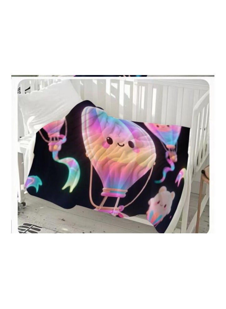 general Children's or student cartoon flannel thin blanket (warm and comfortable, suitable for sleep, games) 100cm*150cm - Image 3