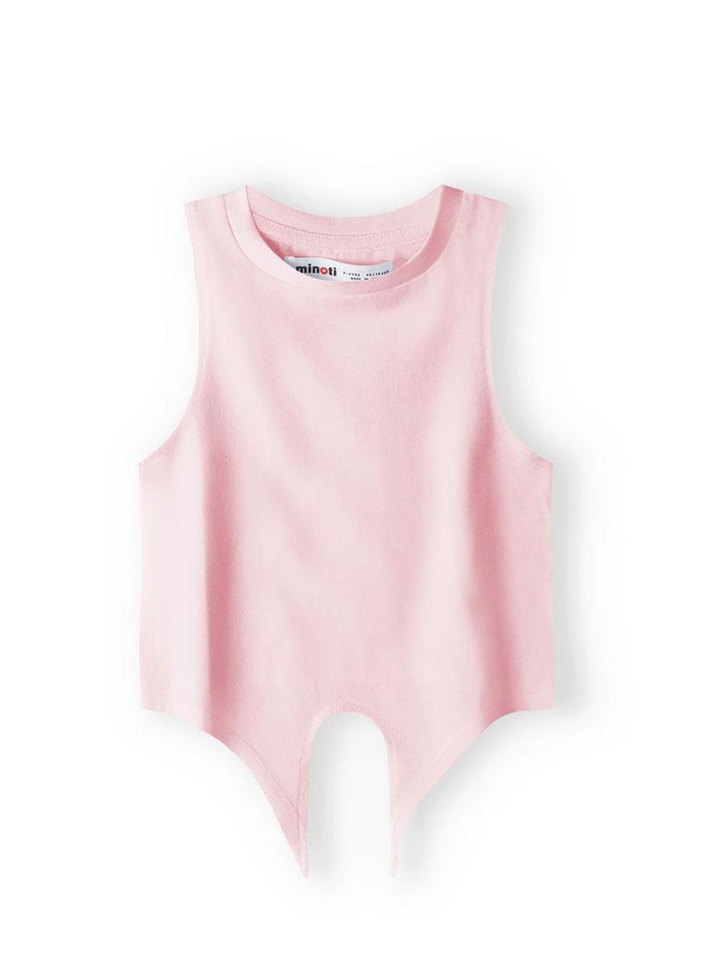 MINOTI Teen Girls Sleeveless Top with Front Tie  - Image 1