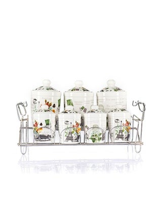 Spices Set 7 Piece With Stand Porcelain Miscato Louts assorted shapes - pzsku/Z770C338DF1AB5DD9075DZ/45/_/1693830502/f83553ff-93aa-440d-ac7b-b258a46d43d5