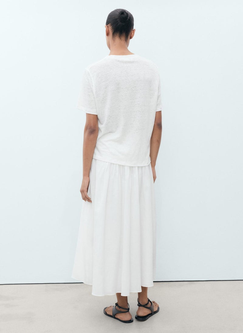 MANGO Casual round -Neck T-Shirt  - Image 2