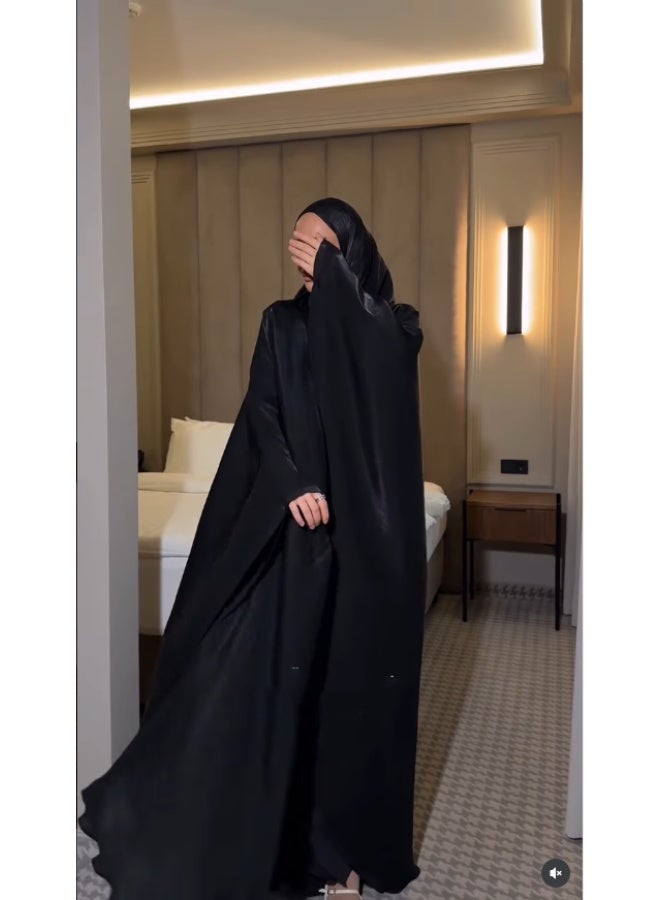 أربع قطعة مجموعة فستان الشرق الأوسط العادي فضفاضة فستان رداء أنيق - Image 5