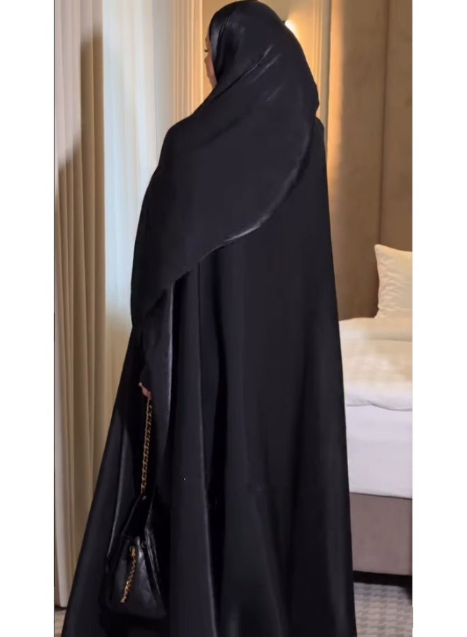 أربع قطعة مجموعة فستان الشرق الأوسط العادي فضفاضة فستان رداء أنيق - Image 3