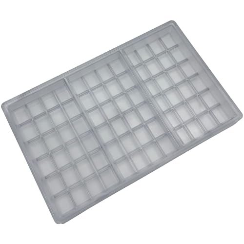 Goldbaking Polycarbonate Deep Chocolate Bar Mold Energy Protin Bar DIY Tool Filling Chocolate Snakes Maker Deeper Chooclate Covered Cookie Mould For Filled Chocolate Candy Making - Image 2