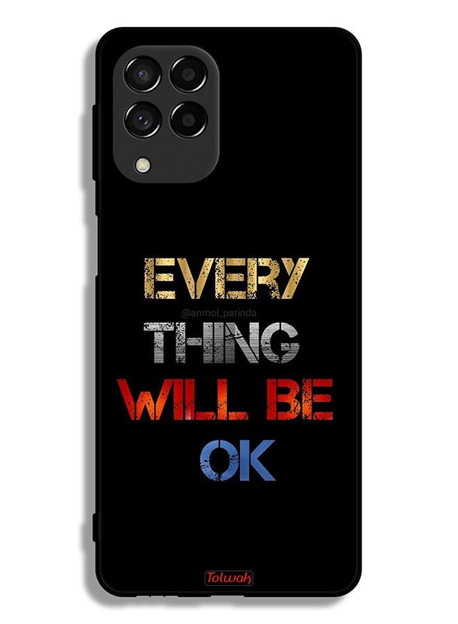 Tolwak Samsung Galaxy M53 Protective Case Cover Everything Will Be Ok - Image 2
