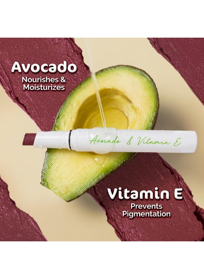 Mamaearth Moisture Matte Longstay Lipstick With Avocado Oil And Vitamin E For 12 Hour Long Stay 02 Plum Punch 2 G  - Image 4