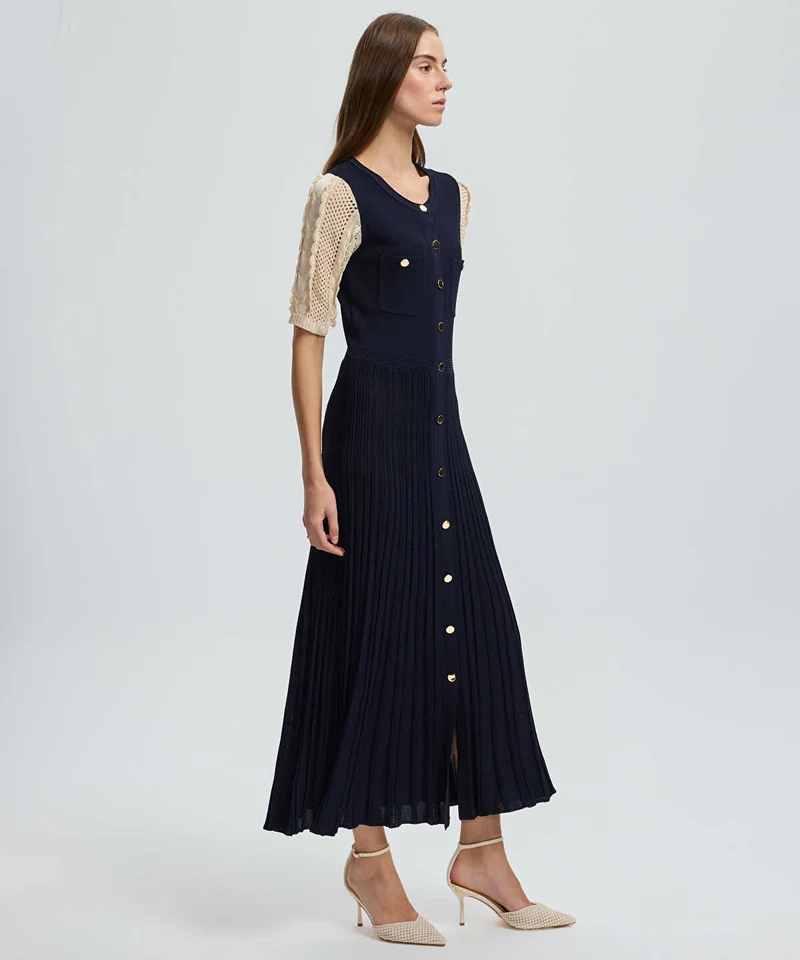 Ipekyol Color-Block Knit Dress