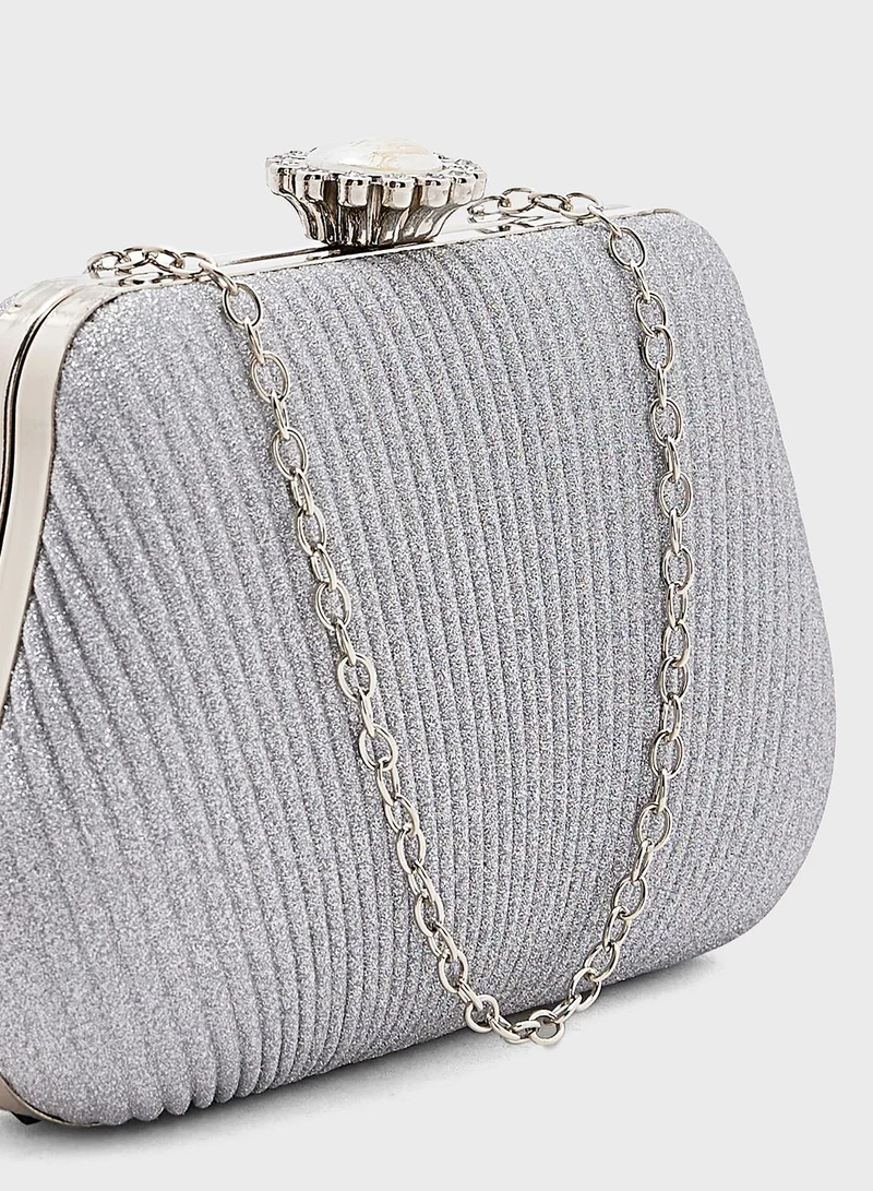 ELLA Glitter Clutch With A Sling