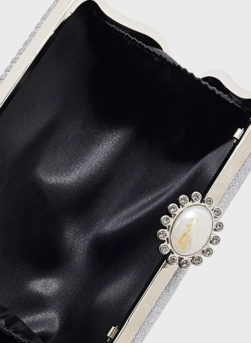 ELLA Glitter Clutch With A Sling