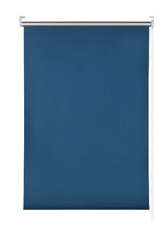 SUNFREE Chail Rolling Solid Blackout Roller Blind Navy Blue 150 x 180 cm 