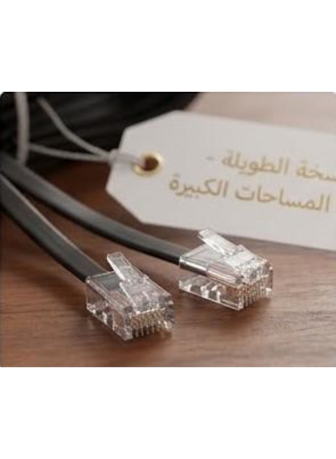 كابل حرارة تليفون 2 متر-اسود - Image 4