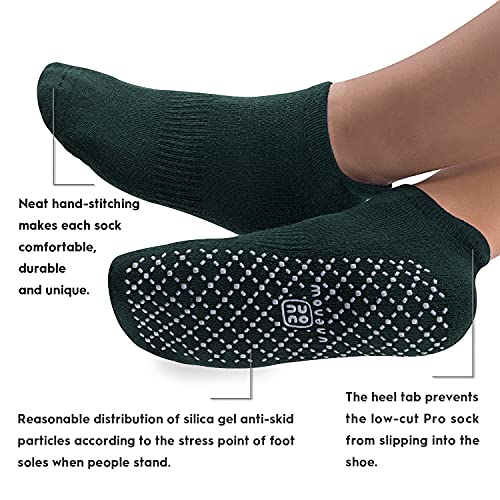 unenow Unisex Non Slip Socks with Grips Cushion for Yoga Pilates Barre Home & Hospital - Image 4
