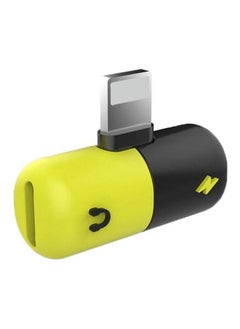NIBEMINENT Audio Splitter Cable For Apple Devices Yellow/Black  - Image 1
