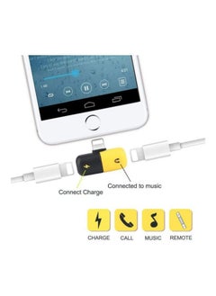 NIBEMINENT Audio Splitter Cable For Apple Devices Yellow/Black  - Image 4