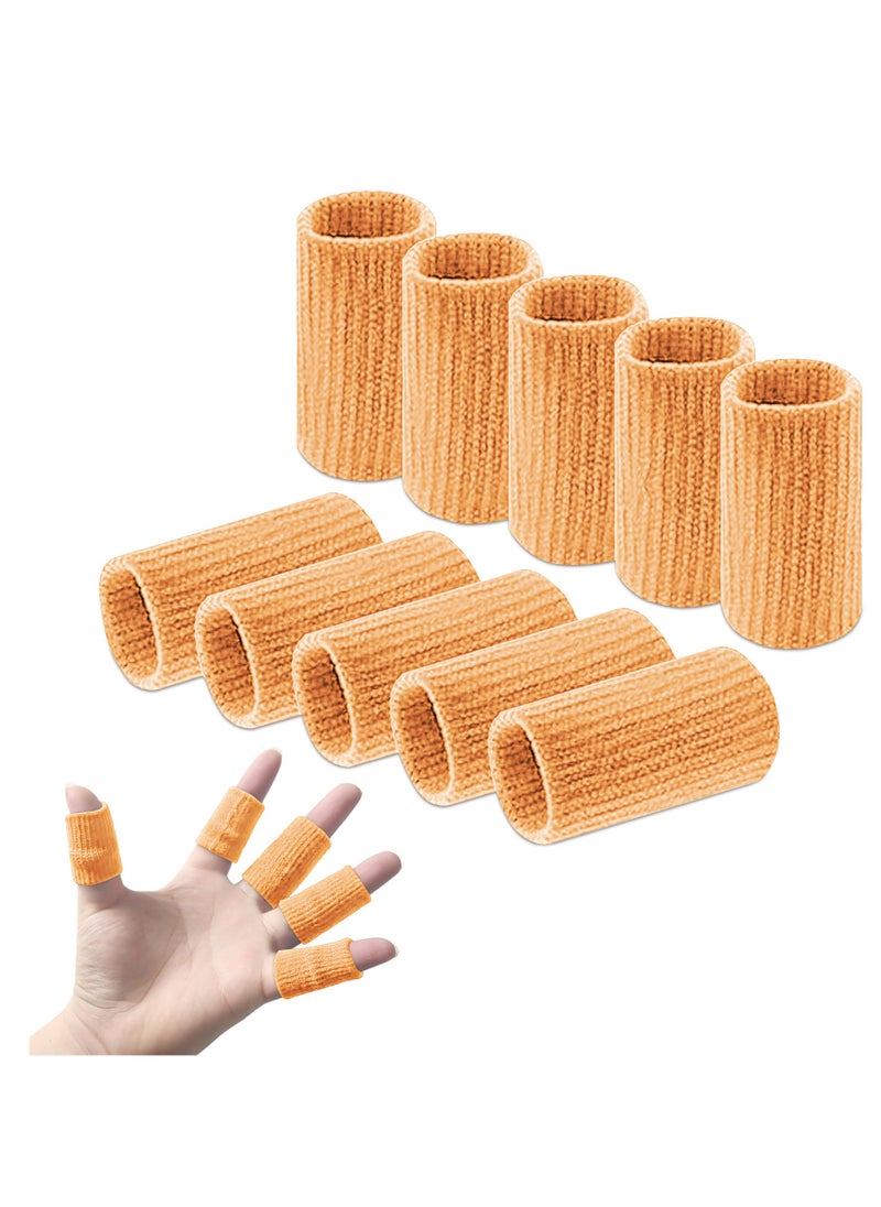 KM SPORTS KM SPORTS High Quaility Winter Finger Sleeve Basket Ball Finger Guard Support finger sleevers cricket fielding finger cover (BLACK)  - Image 1