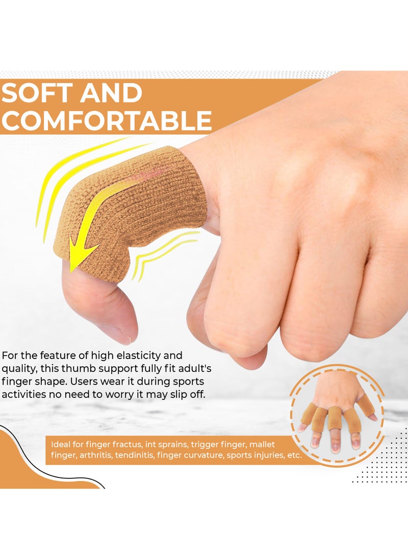 KM SPORTS KM SPORTS High Quaility Winter Finger Sleeve Basket Ball Finger Guard Support finger sleevers cricket fielding finger cover (BLACK)  - Image 4