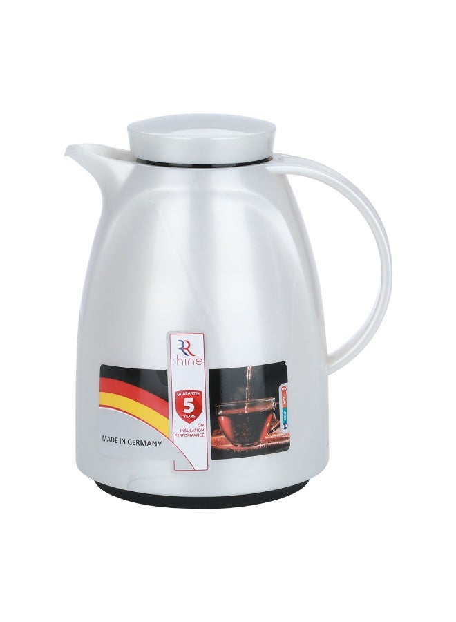 Markutec Alrhine Marcotec thermos, 350 ml, glass inner container, plastic outer shell - white - Image 1