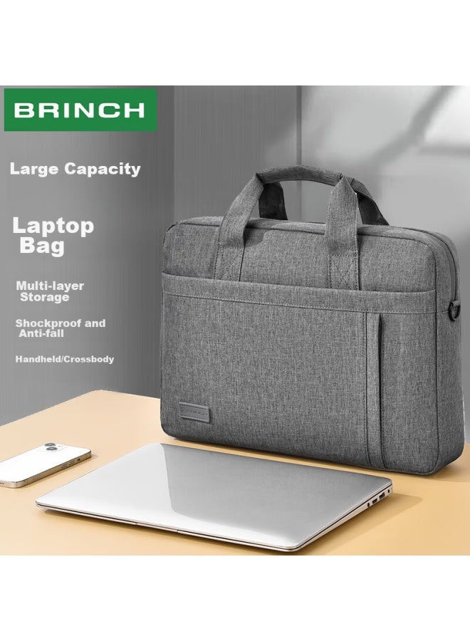 Brinch Laptop Bag, 15.6-inch, Shockproof And Water-resistant, Business Shoulder Bag, Office Handbag - Image 1