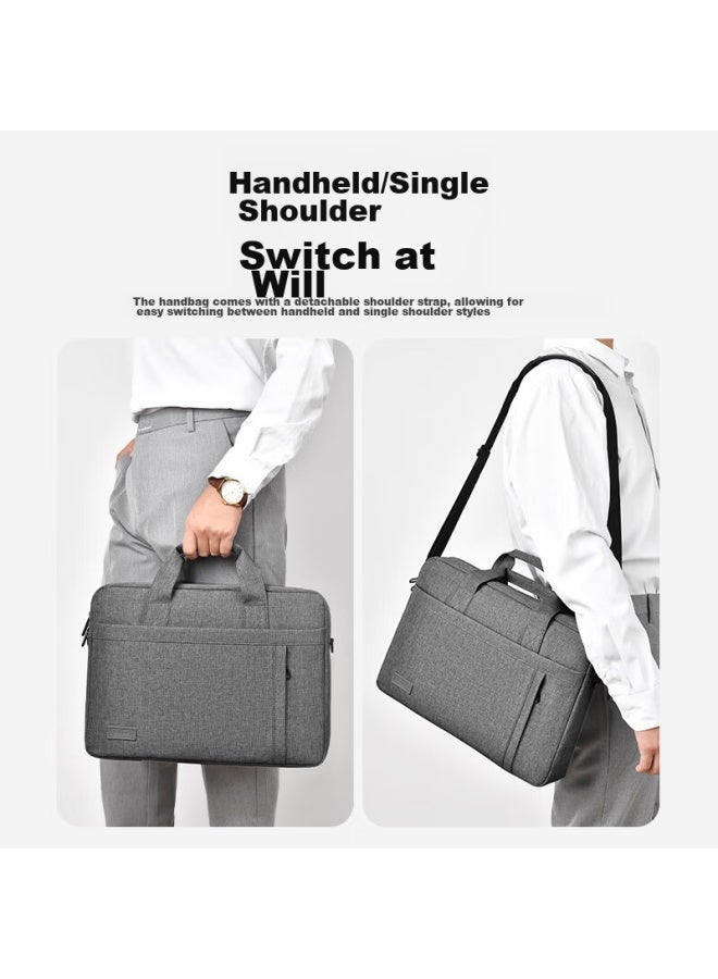 Brinch Laptop Bag, 15.6-inch, Shockproof And Water-resistant, Business Shoulder Bag, Office Handbag - Image 4