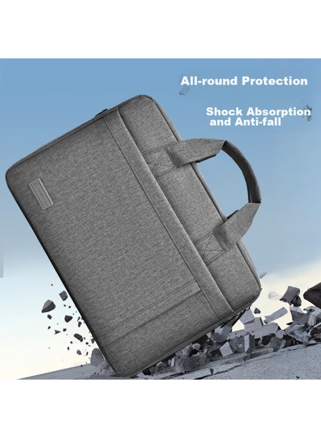 Brinch Laptop Bag, 15.6-inch, Shockproof And Water-resistant, Business Shoulder Bag, Office Handbag - Image 3