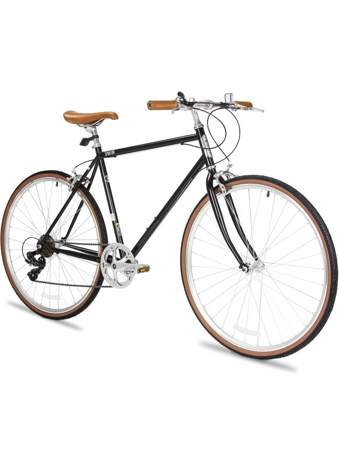 Spartan 700C Platinum City Bicycle Matte Black M  - Image 1