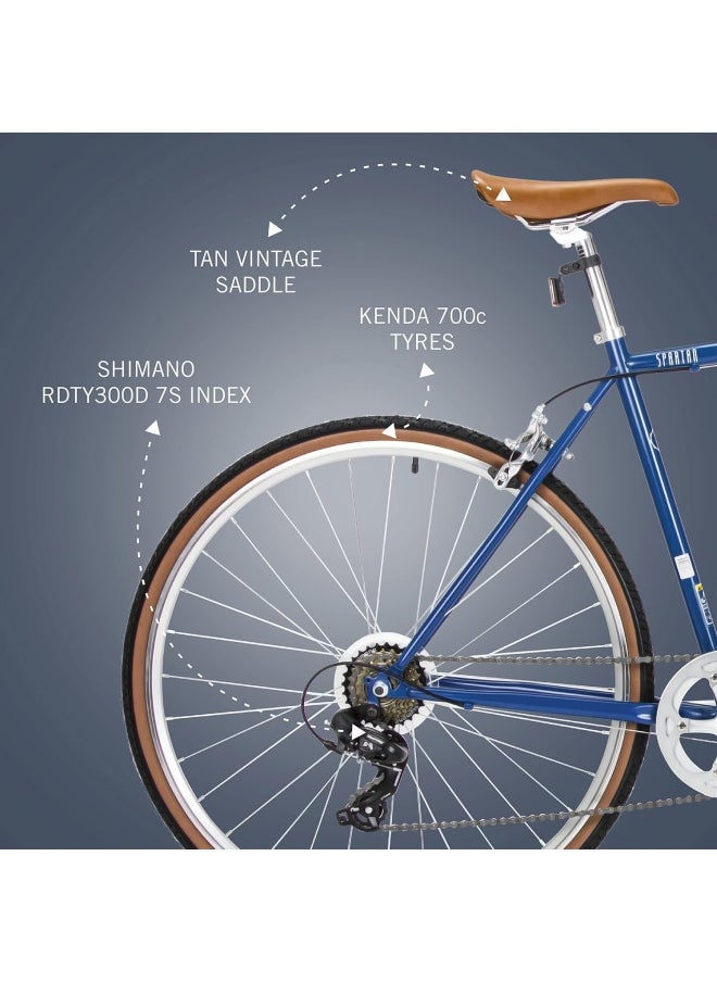 Spartan 700C Platinum City Bicycle Matte Black M  - Image 4
