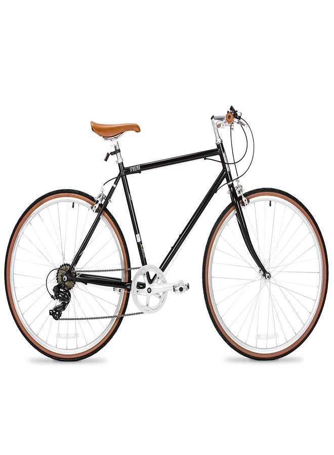 Spartan Platinum City Bike | 26 Inch Wheel Size | 7 Speed Gear Shifter | Black Color  - Image 1