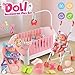 YIYBM Baby Doll Crib and Stroller Accessories Play Set with 11 Baby DollDining Chair24 PCS Dolls Accessories and 2 Sets ClothesRealistic Pretend Play for Girls Kids 35 46 57 Year Gifts - Image 4