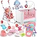 YIYBM Baby Doll Crib and Stroller Accessories Play Set with 11 Baby DollDining Chair24 PCS Dolls Accessories and 2 Sets ClothesRealistic Pretend Play for Girls Kids 35 46 57 Year Gifts - Image 3
