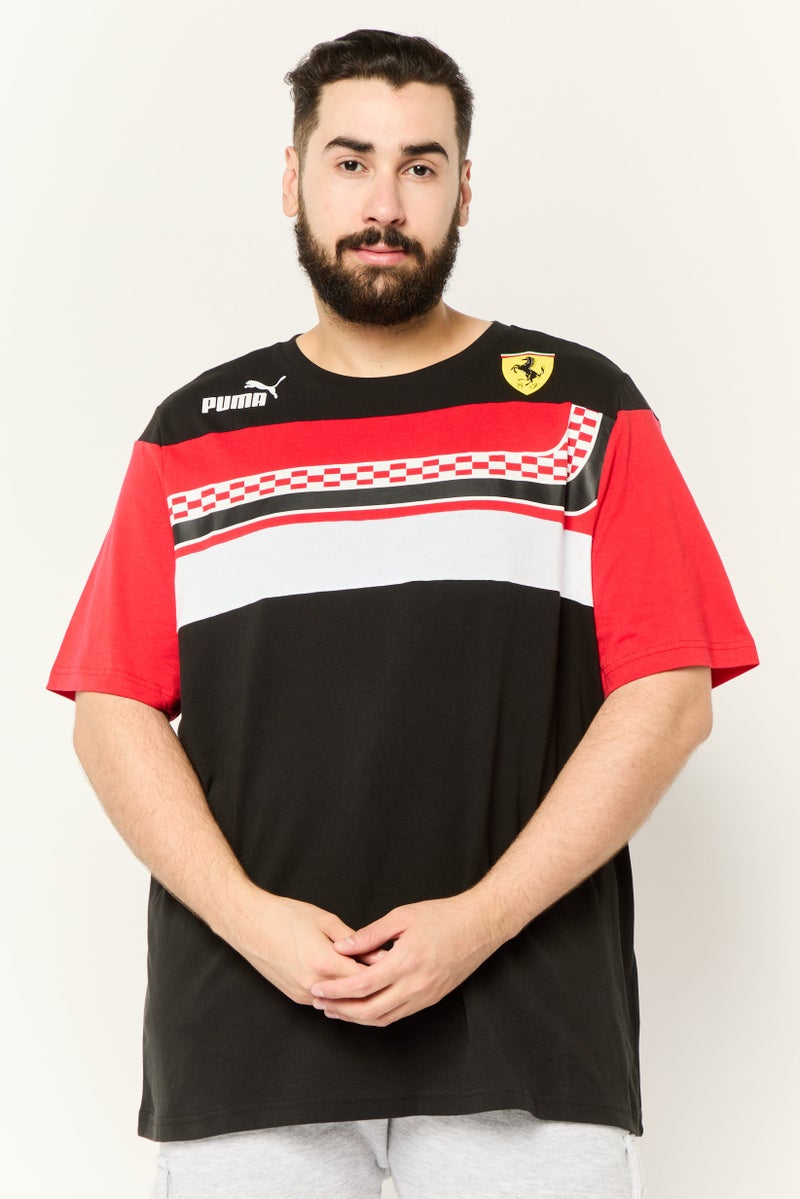 PUMA Puma x Scuderia Ferrari Men Sportswear Fit Short Sleeves Outdoor T-Shirt, Multicolor - Image 1