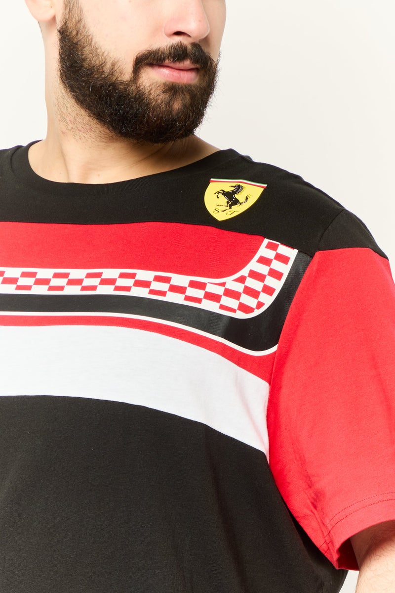 PUMA Puma x Scuderia Ferrari Men Sportswear Fit Short Sleeves Outdoor T-Shirt, Multicolor - Image 3