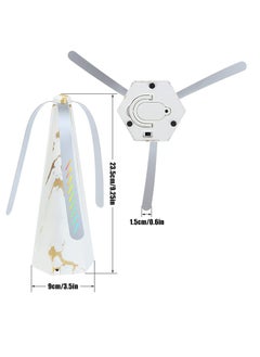 SYOSI Fly Repellent Fan for Tables Insects Portable Wood Grain Table Fan, Patio Bug and Deterrent Keep Flies Away from Your Food Enjoy Outdoor Meal, 2 Pack  - Image 5