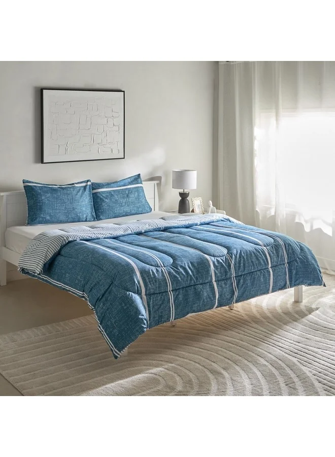 Home Box Ontario 3-Pieces Elfin Printed Microfiber King Comforter Set 240 x 220 cm
