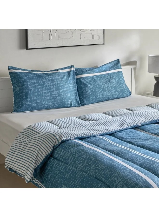 Home Box Ontario 3-Pieces Elfin Printed Microfiber King Comforter Set 240 x 220 cm