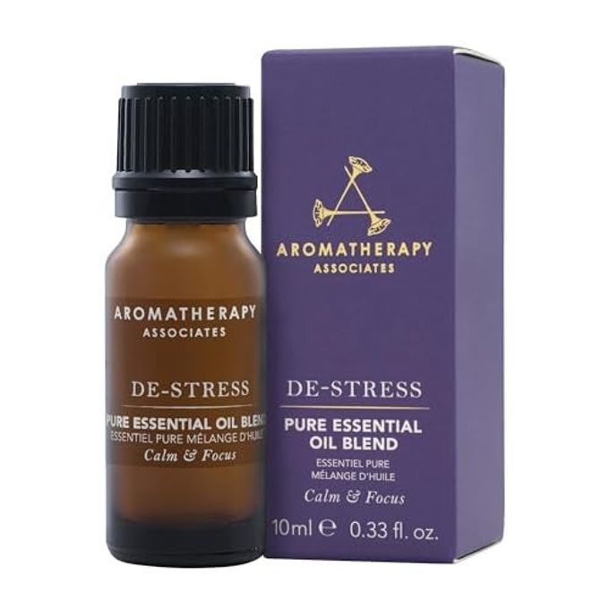 Aromatherapy Associates De-Stress Pure Essential Oil Blend. Premium Undiluted Blend to Clear The Mind. Hand-Crafted with Frankincense, Chamomile and Petitgrain (0.33 fl oz) - Image 1