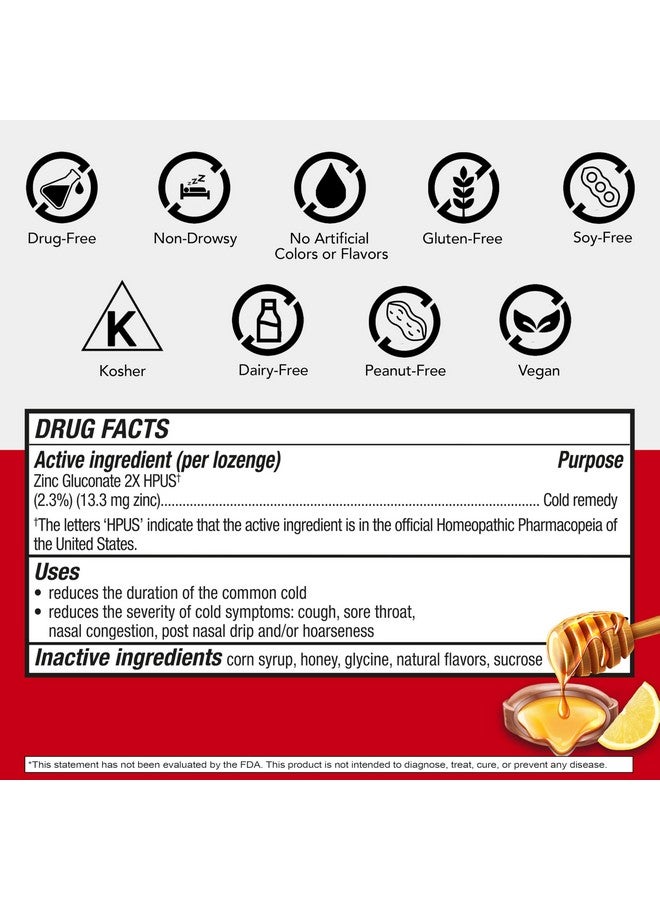 Cold-Eeze Soft-Center Liquid Honey Zinc Lozenges, Homeopathic Cold Remedy, Reduces Duration of The Common Cold, Sore Throat, Cough, Congestion and Post Nasal Drop, 25 Count - Image 4