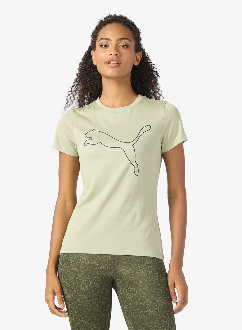 PUMA Essential Heather Logo T-Shirt - Image 1