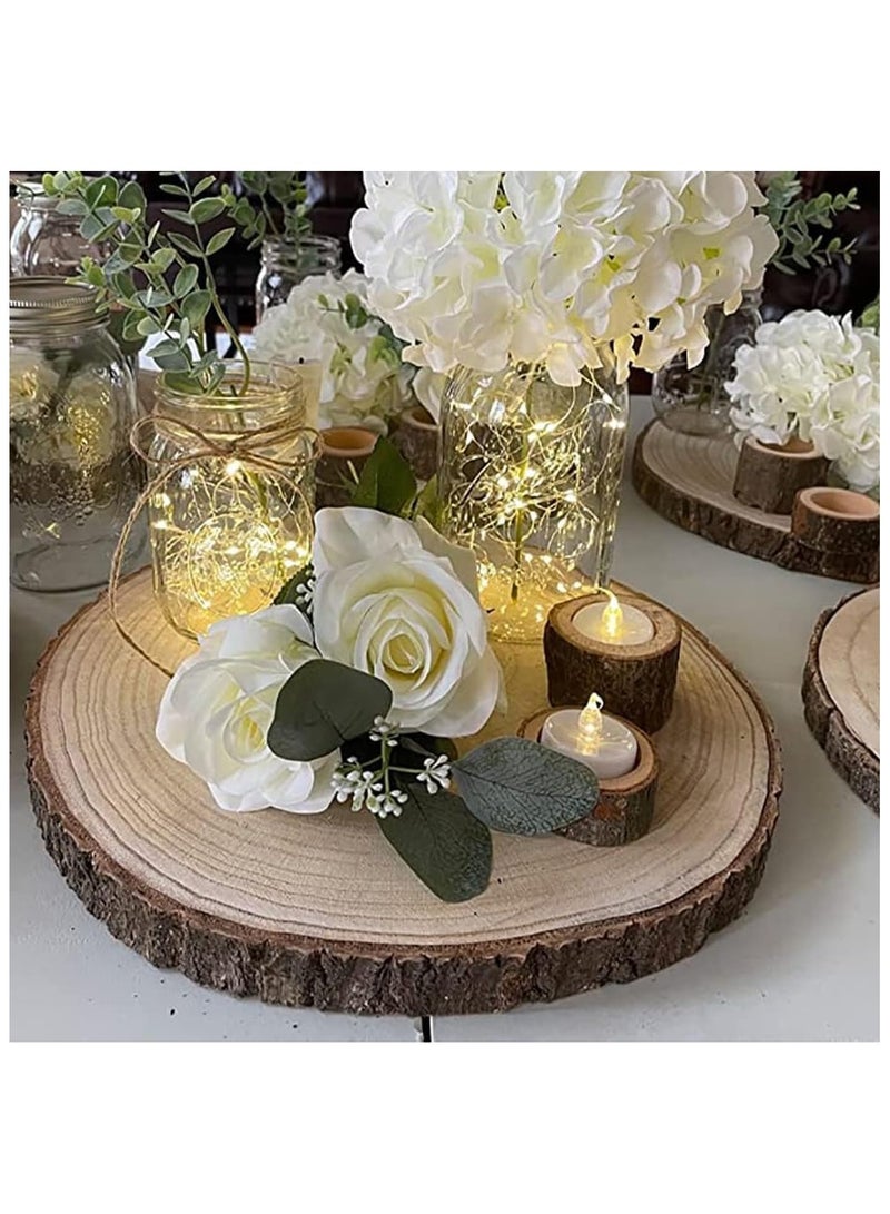 NANAO Candle Holders, Wooden Candle Holders Personalized Wooden Votive Tealight Holder for Wedding Centerpieces for Table,Valentine's Day |Home Decoration - Image 3