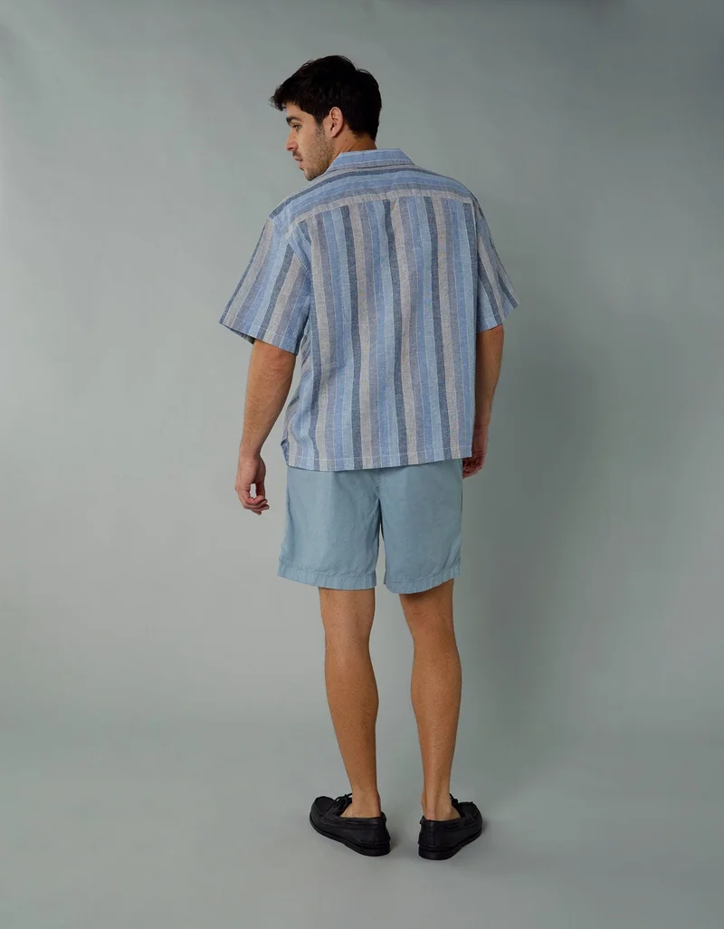 امريكان ايجل شورت من نسيج كتان فليكس المريح 8 بوصة