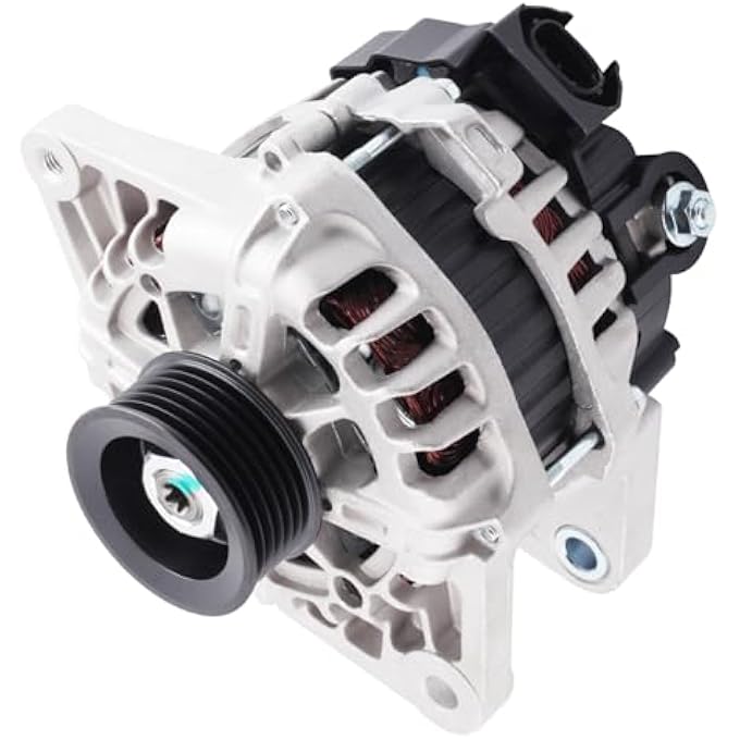 BIYANPIN Alternator Compatible with 2012-2017 Accent Veloster 2012-2013 Rio 2012-2014 Attitude 1.6L L4 Replace for 13209 373002B300 373002B500 373002B510 2608483 2616741 - Image 1