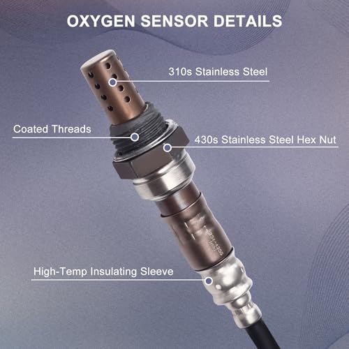 PAPAPARTS O2 Oxygen Sensor 234-4668 234-4256 Upstream & Downstream Compatible with Cadillac Escalade, for Chevy Silverado 1500 2500 Suburban Avalanche Tahoe 2008-2014, for GMC Sierra Yukon XL Set of 4 - Image 2