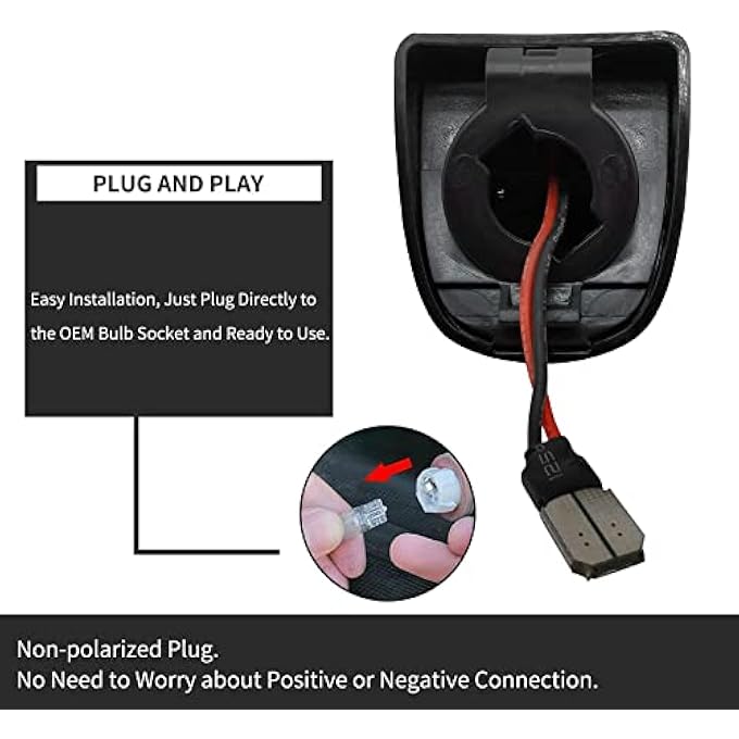 كيلا مجموعة مصابيح لوحة ترخيص LED كاملة متوافقة مع شيفروليه سيلفرادو وجي إم سي سييرا 1500 2500 3500 سوبربان تاهو يوكون إكس إل كاديلاك إسكاليد إكست قطعة واحدة - Image 5